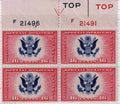 US Stamp Scott 650 Plate Block of 4 5 cnt ICAC MOG NH $70