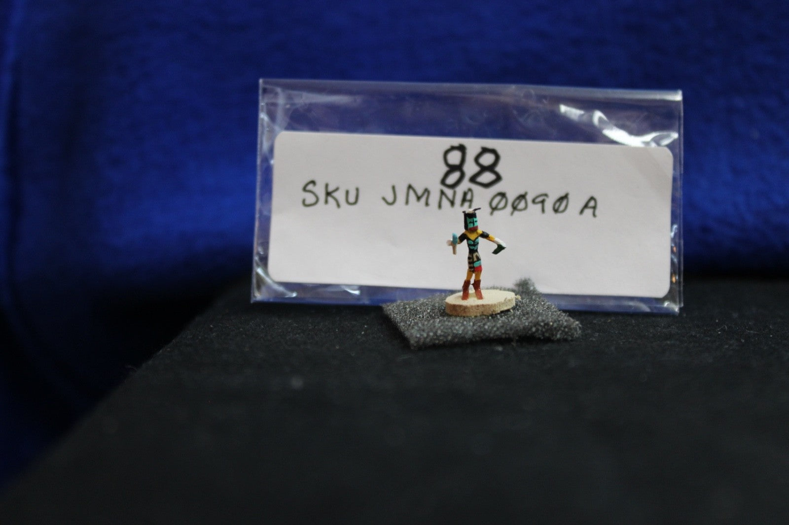 MINI Kachina approx 1/2", "Long Hair Dancer" by Mae Hunch4