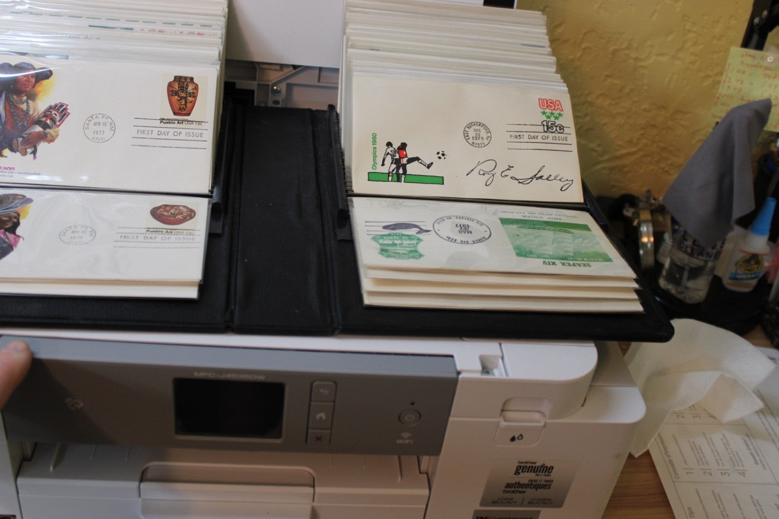 Professional album with 100, 1st Day of Issue and Other Commemorative Covers.10