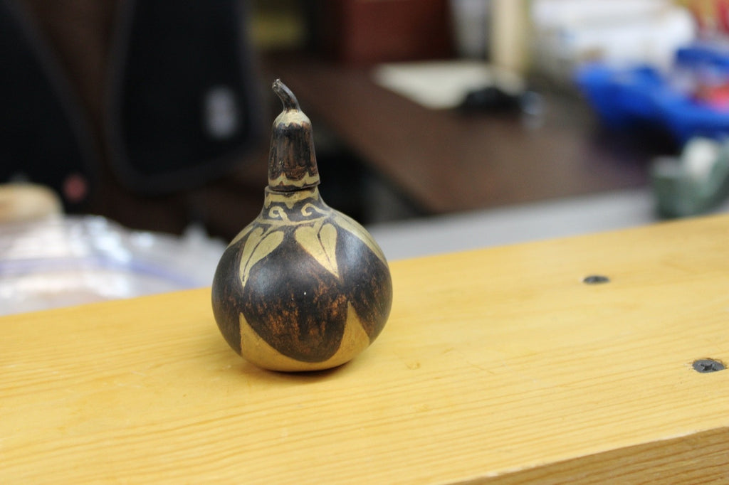 HEY, HERE I AM, LOOK AT ME, A LITTLE BLACK GOURD!! I HAVE A SURPRISE INSIDE,2