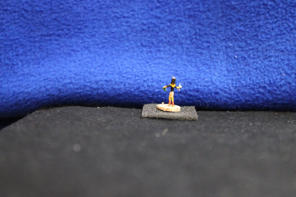MINI Kachina approx 1/2", "Long Hair Dancer" by Mae Hunch2