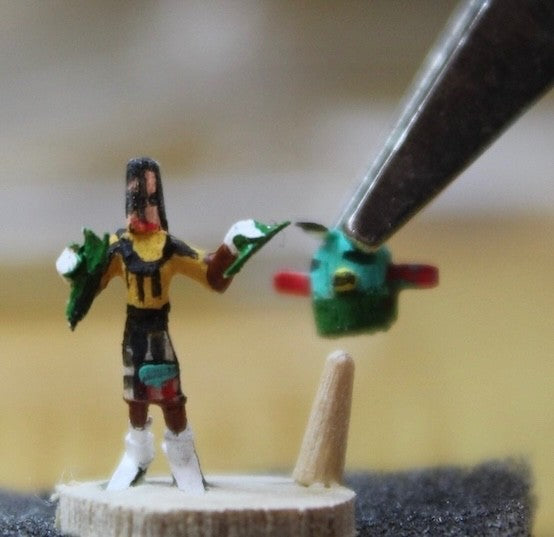 SMALLEST KACHINA DOLL EVER, ONLY 5/8 INCH TALL!!! GREAT DETAIL!!2