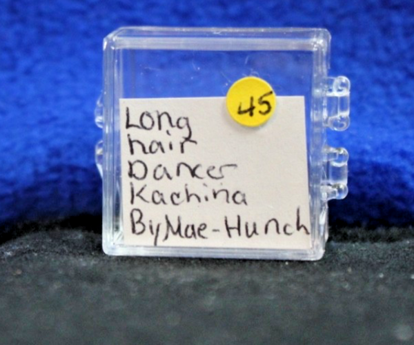 MINI Kachina approx 1/2", "Long Hair Dancer" by Mae Hunch3