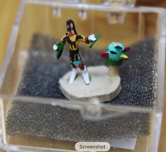 SMALLEST KACHINA DOLL EVER, ONLY 5/8 INCH TALL!!! GREAT DETAIL!!0