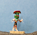 Small  1/2" -5/8" tall Kachina Doll, "ZUNI Rain Dancer" by Mae Hunch!!0