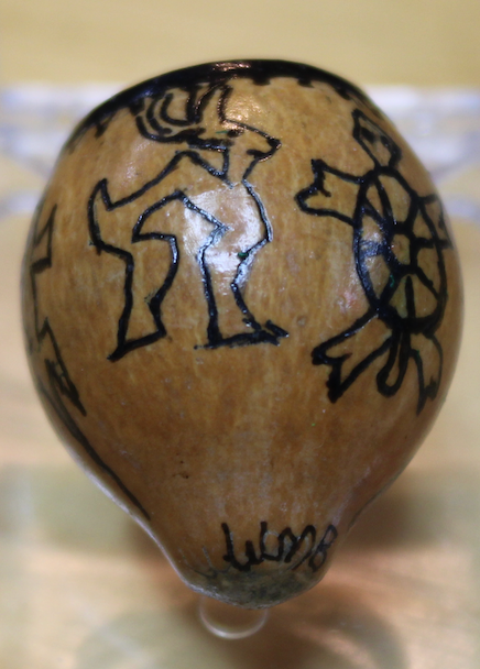 Mini Decorated gourds Unusual, stunning, craftsmanship SW Native Amarican Design15