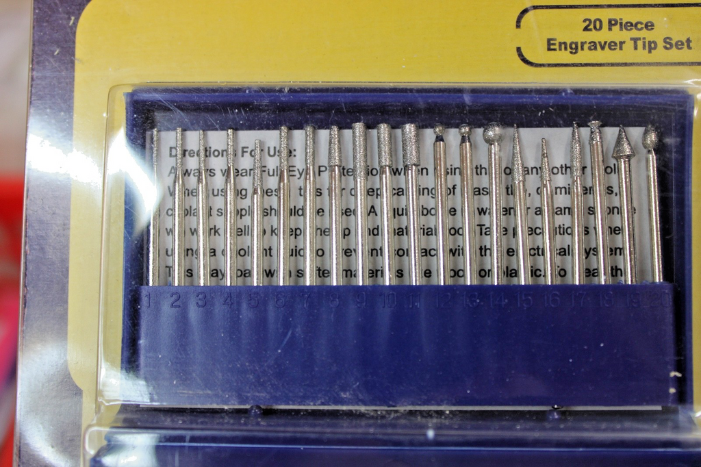 Diamond Tip Engraver Tip Set 20 pcs NIP1